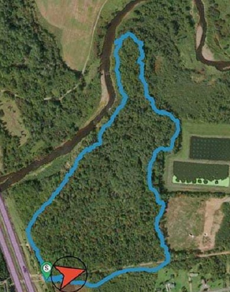 Oxford's "Bunny Trail", located off the Great Canadian Trail in South Oxford.