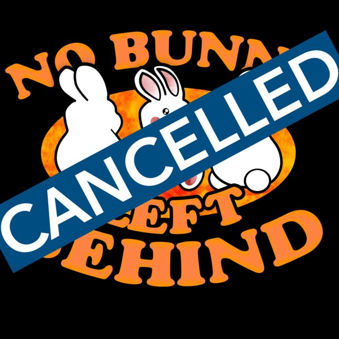 NoBunny No bunny race CANCELLED