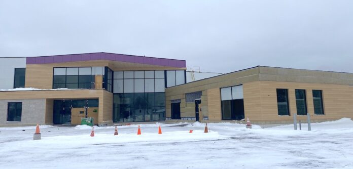2026-Feb-01-SOUTH_VIEW sm Façade of the Oxford and Area Community Centre