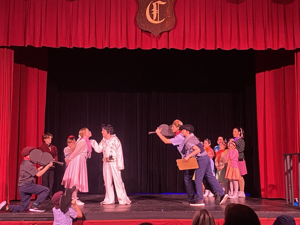 Performers rehearsing "Bye Bye Birdie" at the Oxford Capitol Theatre, February, 2026.