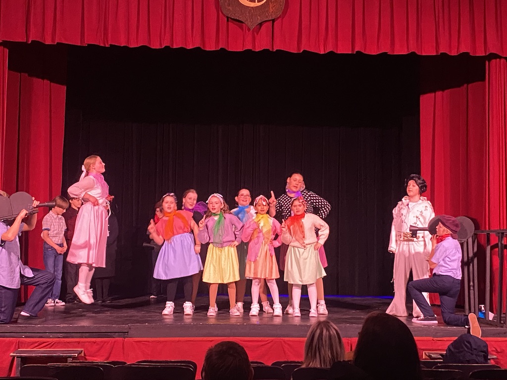 Performers rehearsing Bye Bye Birdie at the Oxford Capitol Theatre