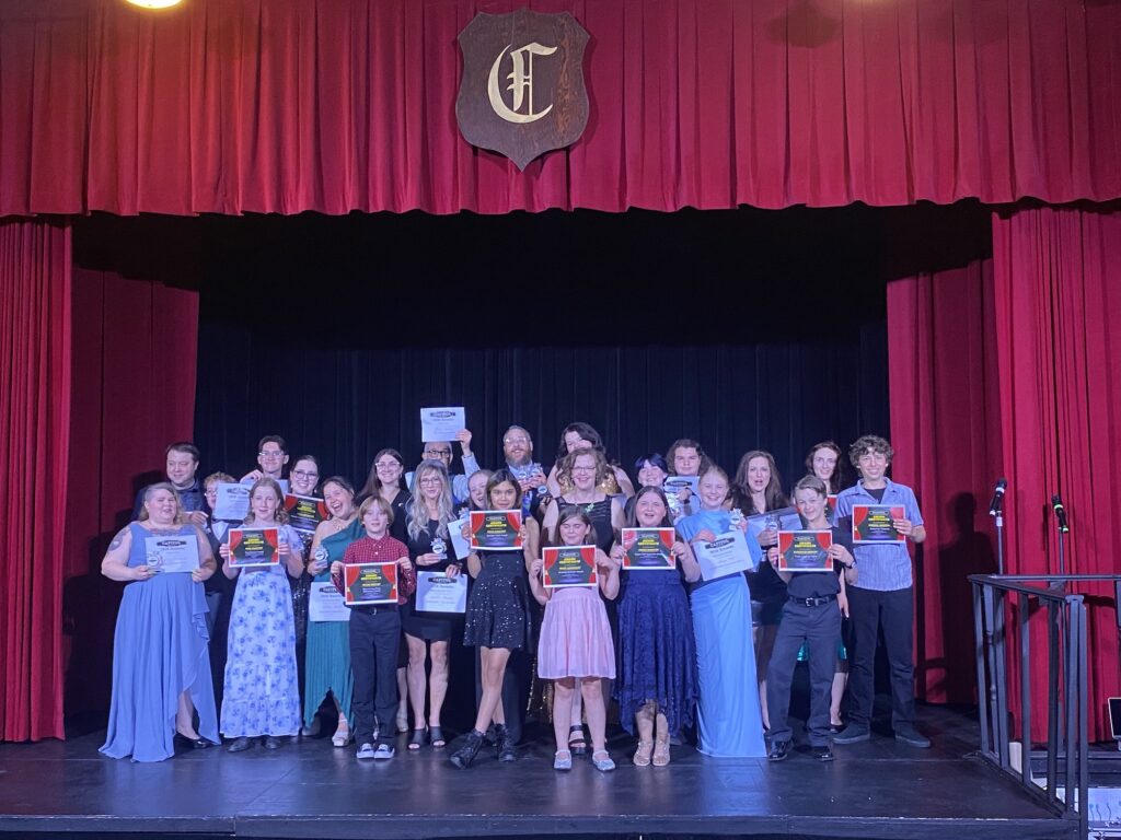 Recipients of certificates and awards, Oxford Capitol Theatre Awards Night, 13 June 2026